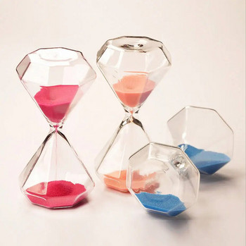 Ρολόι 5 λεπτών Διαμαντένιο Κλεψύδρα Sandglass Sand Παιδικό Δώρο Χρονοδιακόπτης άμμου Διακόσμηση σπιτιού Διατίθεται σε πολλές επιλογές χρωμάτων