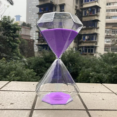 Ceas de nisip, clepsidra cu diamante, 5 minute, clepsidra de nisip, cadou pentru copii, cronometru de nisip, decorațiuni pentru casă, disponibil în mai multe opțiuni de culoare