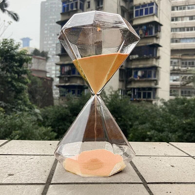 Ceas de nisip, clepsidra cu diamante, 5 minute, clepsidra de nisip, cadou pentru copii, cronometru de nisip, decorațiuni pentru casă, disponibil în mai multe opțiuni de culoare