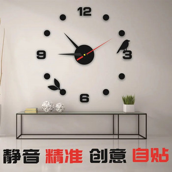 Το νέο ψηφιακό ρολόι τοίχου Διακοσμητικά Στολίδια για Σαλόνι DIY Ακρυλικό Καθρέφτη Quartz Modern