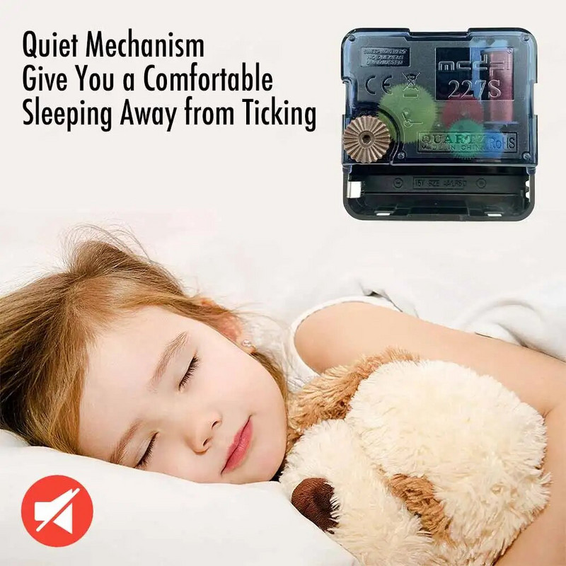 MCDFL „pasidaryk pats“ didelis sieninis laikrodis, metalinis mechanikas, priedai Modeliai su varikliu dekoruoti namų dekoro elementai su nemokamu pristatymu, interjero dizainas