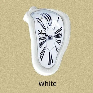 Ceas suprarealist cu răsucire de topire, în stil Salvador Dali, ceas de perete cu piedestal, modern, birou, raft, ceasuri decorative de birou