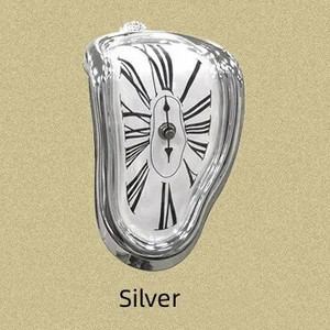 Ceas suprarealist cu răsucire de topire, în stil Salvador Dali, ceas de perete cu piedestal, modern, birou, raft, ceasuri decorative de birou