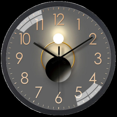 A277 Luksuzni moderni svjetlosni zidni sat, modni ukras za kućni dnevni boravak, jednostavna kreativna umjetnička atmosfera, tekuće crvena