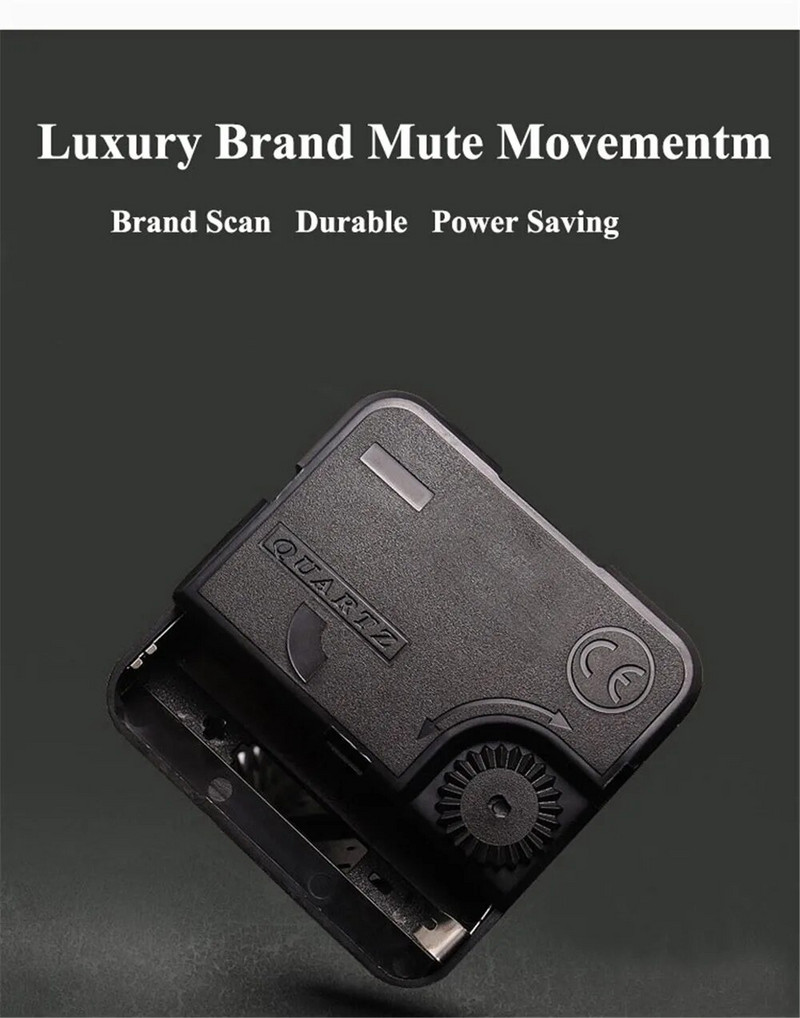 Απλή ακρίβεια ρολόι τοίχου χαλαζία, απόχρωση φωτός, γεωμετρικό σχέδιο, σιωπηλή κίνηση, διακόσμηση δωματίου, κρεμαστό δωμάτιο