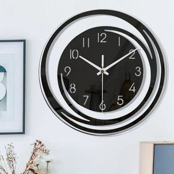 Creative Ακρυλικό ρολόι τοίχου 30 cm Μοντέρνα σχεδίαση Διακόσμηση σαλονιού κρεβατοκάμαρας Μινιμαλιστικό σκανδιναβικό στυλ Mute ρολόγια Διακόσμηση σπιτιού