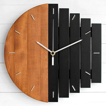 Модерен висящ стенен часовник Тиха спалня Всекидневна Магазини за дома Декор