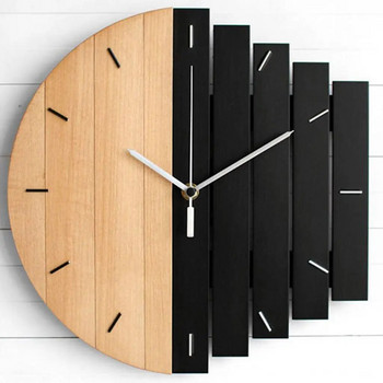 Модерен висящ стенен часовник Тиха спалня Всекидневна Магазини за дома Декор