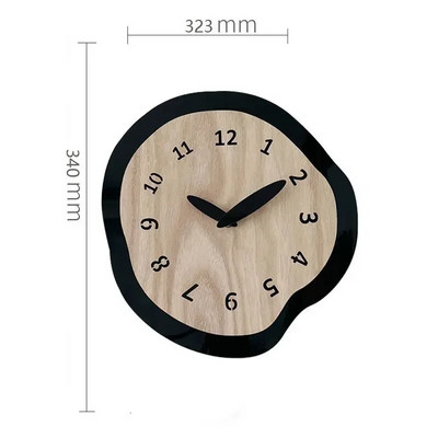 Nordijski minimalistički tihi zidni sat Novi kreativni jednostavni ukrasi za dnevnu sobu Restoran Zidni sat Umjetnički satovi osobnosti
