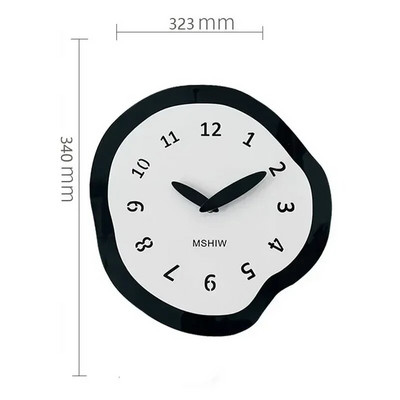 Nordijski minimalistički tihi zidni sat Novi kreativni jednostavni ukrasi za dnevnu sobu Restoran Zidni sat Umjetnički satovi osobnosti