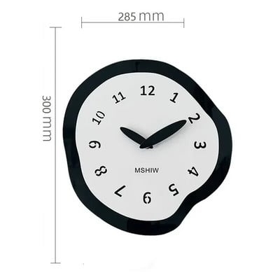 Nordijski minimalistički tihi zidni sat Novi kreativni jednostavni ukrasi za dnevnu sobu Restoran Zidni sat Umjetnički satovi osobnosti