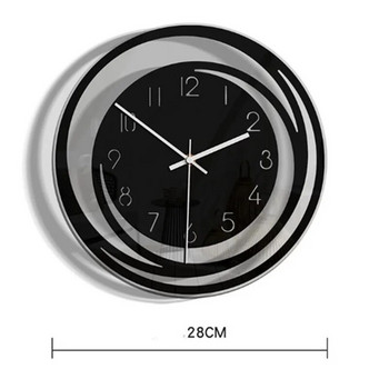 Скандинавски часовник стенен часовник хол творческа личност мода проста модерна атмосфера домашен часовник стенен арт мрежа червен