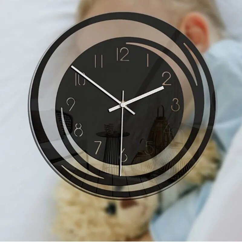 Nordijski sat zidni sat dnevna soba kreativna osobnost moda jednostavna moderna atmosfera kućni zidni sat umjetnička mreža crvena