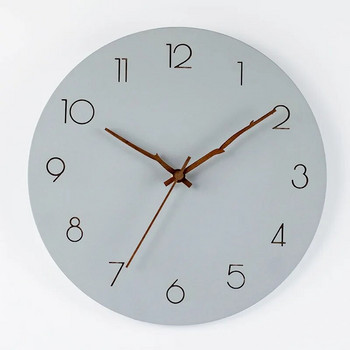 Ξύλινο ρολόι τοίχου σε σκανδιναβικό στυλ, ρολόγια κίνησης χαλαζία, μικρή οικογένεια, τραπεζαρία, διακοσμήσεις υπνοδωματίου, δώρο γενεθλίων