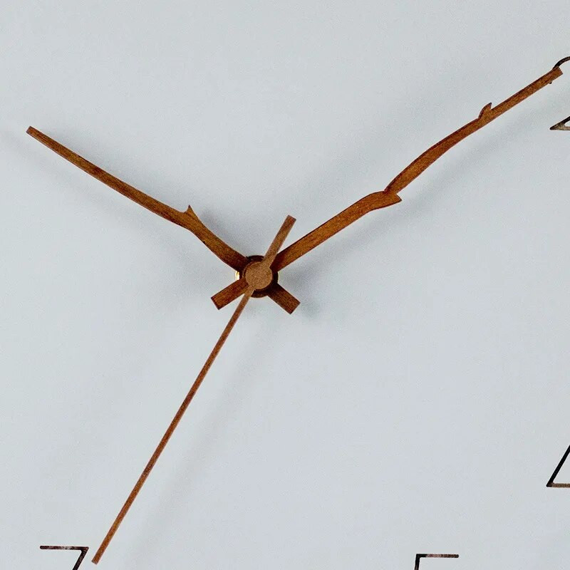 Põhjamaade stiilis puidust seinakell, vaiksed kvartsist liikumiskellad, väikepere, söögituba, magamistoa kaunistused, sünnipäevakingitus