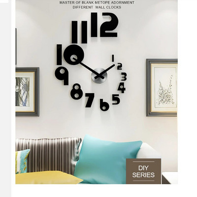 2023 Creative Numbers Ρολόι τοίχου DIY Ρολόι τοίχου Μοντέρνα σχεδίαση Ρολόι τοίχου για Σαλόνι Διακόσμηση σπιτιού Ακρυλικό ρολόι με καθρέφτη αυτοκόλλητα