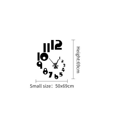 2023 Creative Numbers Ρολόι τοίχου DIY Ρολόι τοίχου Μοντέρνα σχεδίαση Ρολόι τοίχου για Σαλόνι Διακόσμηση σπιτιού Ακρυλικό ρολόι με καθρέφτη αυτοκόλλητα