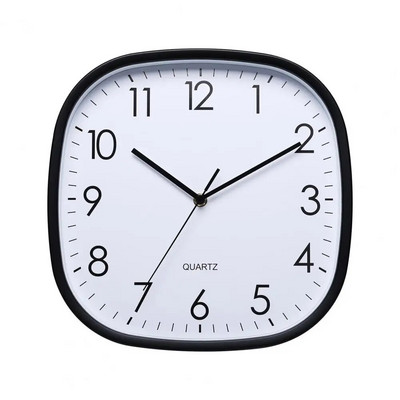 Numbriline seinakell Suure täpsusega ruudukujuline seinakell Vaikne, mitte tiksuv kvartsliikumisega trükipatarei Magamistoa jaoks