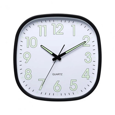 Numbriline seinakell Suure täpsusega ruudukujuline seinakell Vaikne, mitte tiksuv kvartsliikumisega trükipatarei Magamistoa jaoks