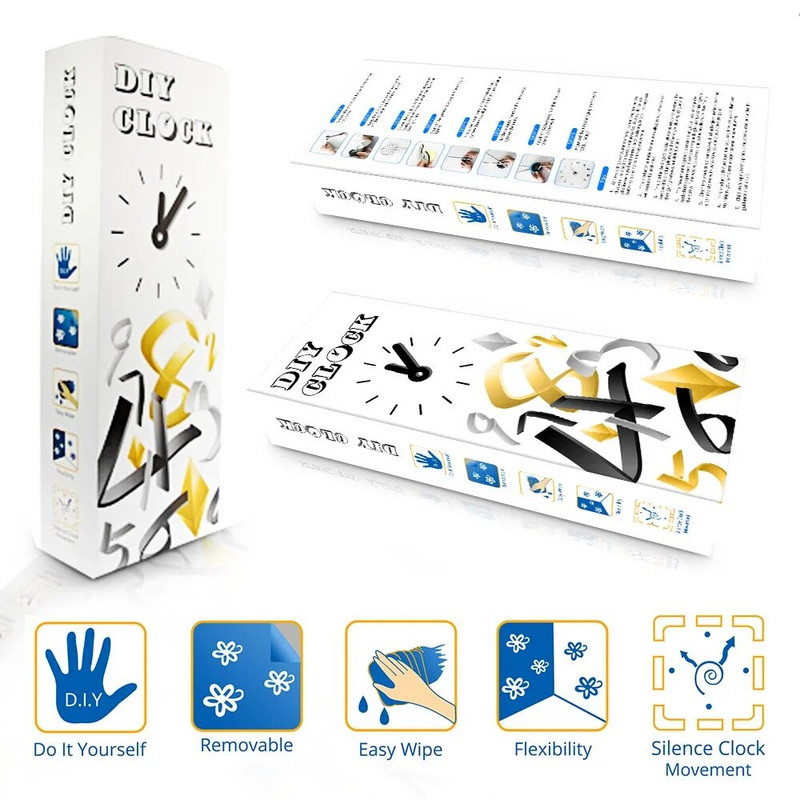 Raamita meeste juuksurisalong Akrüül Lihtne 3D DIY seinakellad Juuksuristilist Juuksurisalongi Sisustus Vaikne pühkimispeegli efektiga kellakell