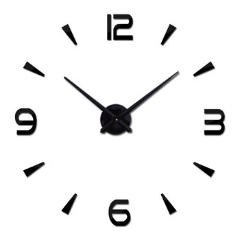 νέα πώληση diy ρολόι τοίχου σύντομο ρολόι χαλαζία ρολόγια ακρυλικός καθρέφτης αυτοκόλλητο τοίχου διακόσμηση σπιτιού αυτοκόλλητα σαλονιού νεκρή φύση