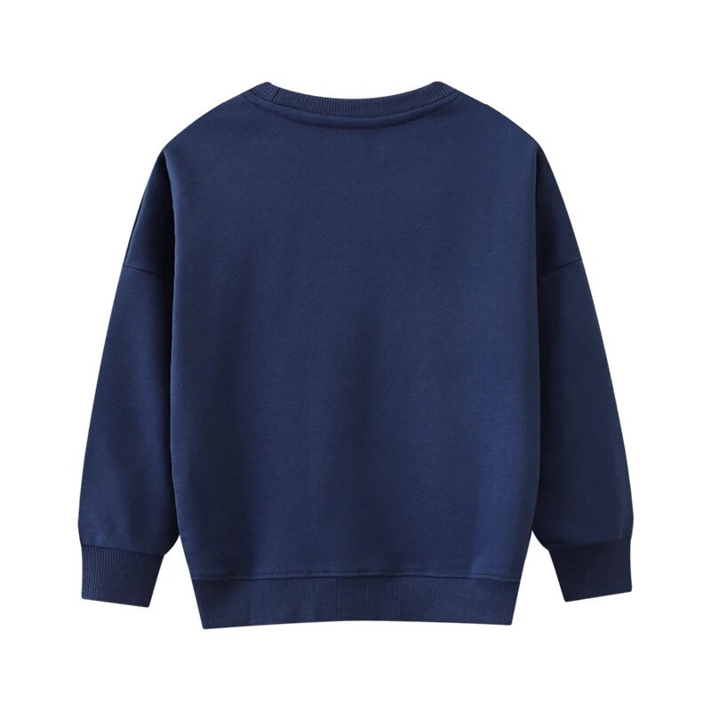 Little Maven Mergaičių megztiniai 2023 m. Nauji Gyvūnai Drugeliai Aplikacijos Medvilnė Kūdikių Mergaičių O kaklo drabužiai Rudens vaikiški drabužiai