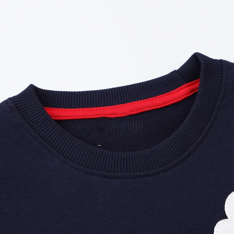 Little Maven 2023 Vaikai Drabužiai Merginos Animacinis filmas Vaivorykštės Debesys Megztiniai Vaikiški Drabužiai Pavasario Rudens Viršutiniai Medvilniniai