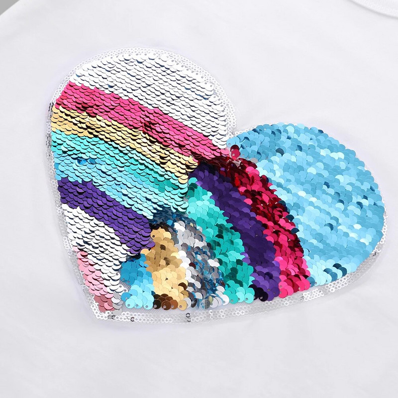 Laste dressipluus värvimuutus litritega tüdrukute riided puuvillane kampsun pikkade varrukatega pullover lastele väikelapsele