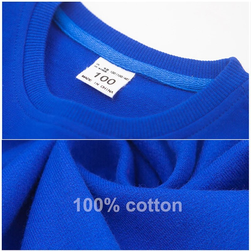 Tüdrukute litritega kapuutsid Laste puuvillane topp vabaaja suurte tüdrukute litritega ts-särk pikkade varrukatega talvesügis beebitüdrukute riided