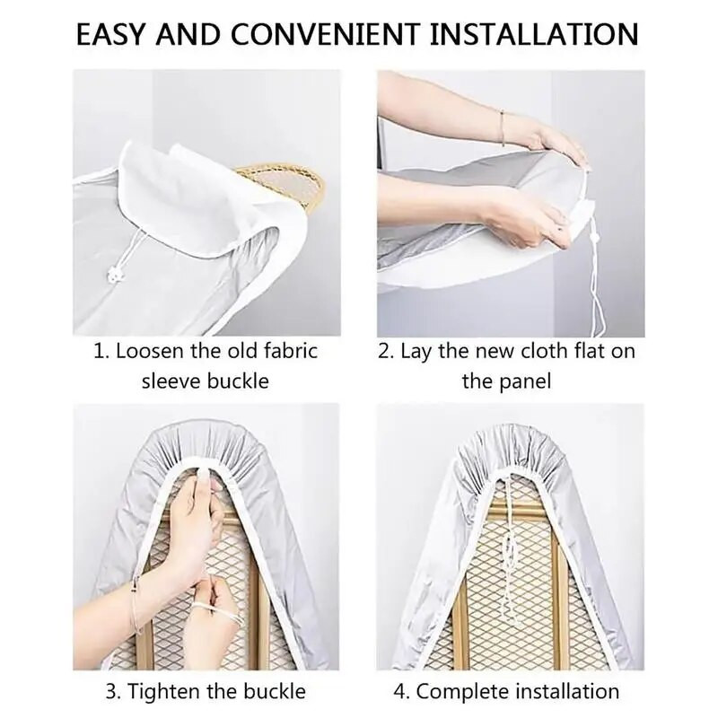 Triikimislaua kate Põletuskindel eriti paks puuvillane triikrauda lauapadi kuumust peegeldav, vastupidav soojusisolatsiooniga raudkate