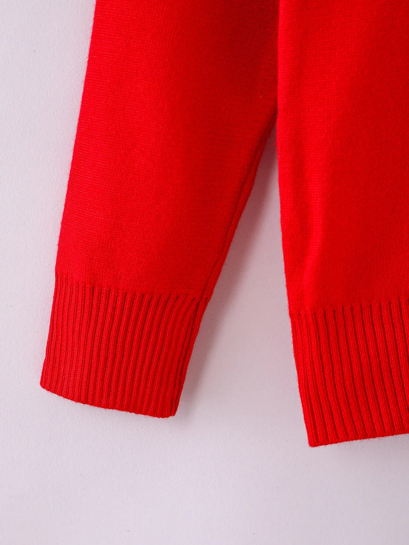 Humor Bear Zēnu un meiteņu apģērbs Jauns multfilmas Ziemassvētku elements Trikotāžas džemperis Vestidos Ikdienas apģērbs 3-7 g.