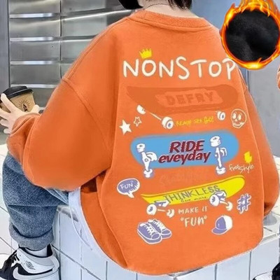 Džemper za dječake u proljetnom i jesenskom stilu Novi dječji jesenski gornji dio srednje veličine Jesenski donji dio košulje za dječake Moderan i moderan