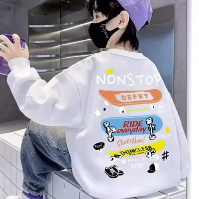 Džemper za dječake u proljetnom i jesenskom stilu Novi dječji jesenski gornji dio srednje veličine Jesenski donji dio košulje za dječake Moderan i moderan