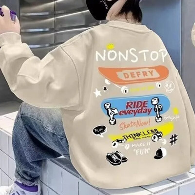 Džemper za dječake u proljetnom i jesenskom stilu Novi dječji jesenski gornji dio srednje veličine Jesenski donji dio košulje za dječake Moderan i moderan