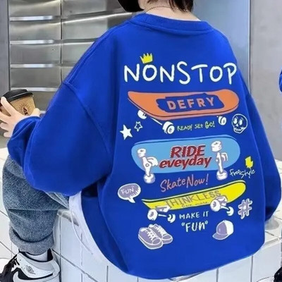 Džemper za dječake u proljetnom i jesenskom stilu Novi dječji jesenski gornji dio srednje veličine Jesenski donji dio košulje za dječake Moderan i moderan