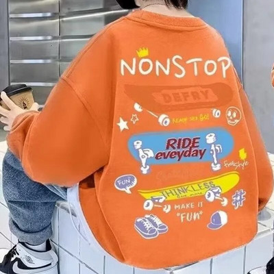 Džemper za dječake u proljetnom i jesenskom stilu Novi dječji jesenski gornji dio srednje veličine Jesenski donji dio košulje za dječake Moderan i moderan