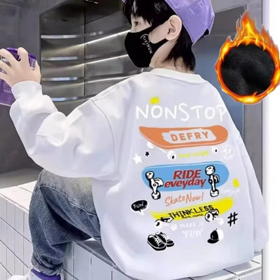 Džemper za dječake u proljetnom i jesenskom stilu Novi dječji jesenski gornji dio srednje veličine Jesenski donji dio košulje za dječake Moderan i moderan