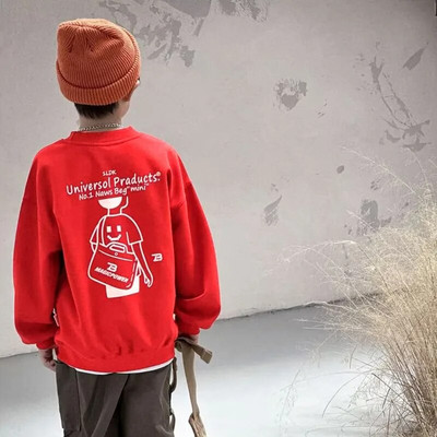 Džemper za dječake u proljetnom i jesenskom stilu Novi dječji jesenski gornji dio srednje veličine Jesenski donji dio košulje za dječake Moderan i moderan