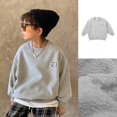 Džemper za dječake u proljetnom i jesenskom stilu Novi dječji jesenski gornji dio srednje veličine Jesenski donji dio košulje za dječake Moderan i moderan