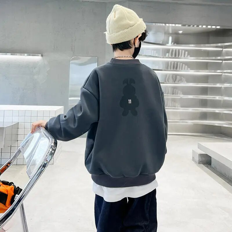 Dječaci Duksevi s kapuljačom Sweatshirts Pamučne majice Gornja odjeća 2023 Crtani Proljeće Jesen Vjetrootporna Dječja Školska Dječja Odjeća