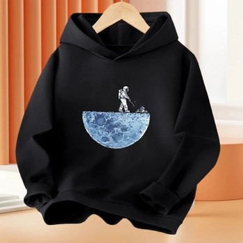 Fashion Boys Hoodies Dabbing Astronaut αστείο σχέδιο εκτύπωσης βαμβάκι Άνοιξη Φθινόπωρο Basic Coat hip hop πουλόβερ hoodie