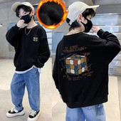 Poiste kampsun kevade ja sügise stiil uus keskmise suurusega laste sügisene särk Moodne ja moodne