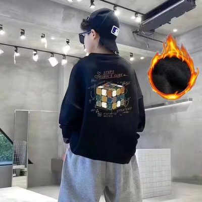 Poiste kampsun kevade ja sügise stiil uus keskmise suurusega laste sügisene särk Moodne ja moodne