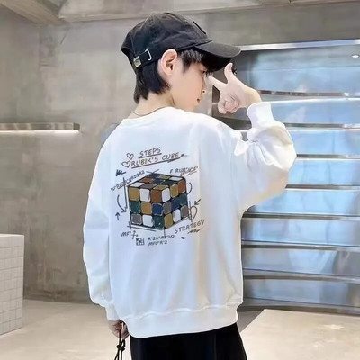 Poiste kampsun kevade ja sügise stiil uus keskmise suurusega laste sügisene särk Moodne ja moodne