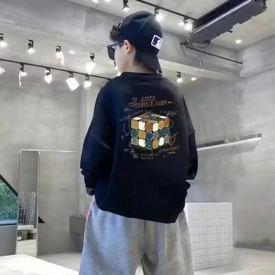 Poiste kampsun kevade ja sügise stiil uus keskmise suurusega laste sügisene särk Moodne ja moodne