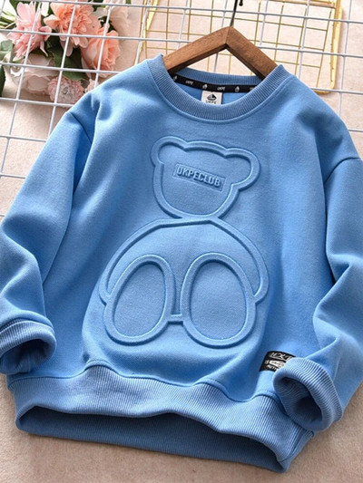2013 Dukserica s čeličnim printom medvjeda Odjeća za dječake Tinejdžeri Puloveri dugih rukava Moletom Sudaderas za djevojčice Dječje pamučne majice