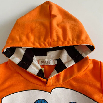 Baby Boys Cars Lightning McQueen Hoody Горно облекло за малки деца Пролет Есен По-тънък спортен пуловер Тениска с качулка Екипи
