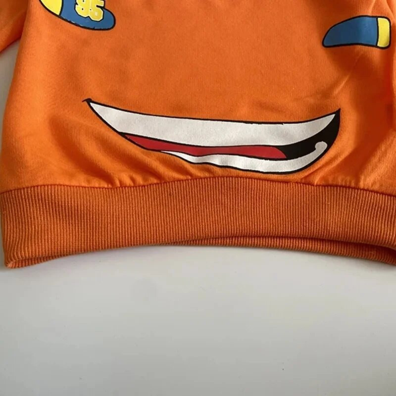 Beebipoisid Autod Lightning McQueen kapuutsiga ülerõivad väikelapsed lapsed kevad sügis õhem Sport kampsun kapuutsiga T-särgi komplektid