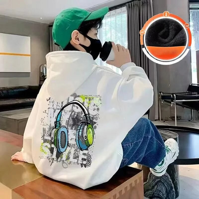 Poiste kapuutsiga kampsunid, populaarne beebiplüüsist soe topp vanematele lastele, hip-hop trend, mitmekülgne spordijaki trend