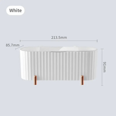 Kutija za pohranjivanje kozmetike s poklopcem Otporan na prašinu Stolni odstranjivač šminke Pamučna puder Organizator Kutija za pohranjivanje